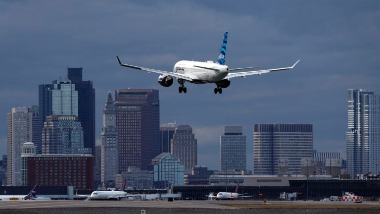Flights delayed and cancelled at Logan Airport