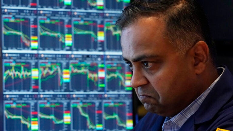 Nearly everything on Wall Street tumbles over worries the U.S. is headed for a recession