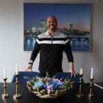 Bobby Ortega, a former South Ender, in his Dorchester home.
