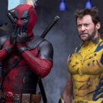 This image released by 20th Century Studios/Marvel Studios shows Ryan Reynolds as Deadpool/Wade Wilson, left, and Hugh Jackman as Wolverine/Logan in a scene from "Deadpool & Wolverine."