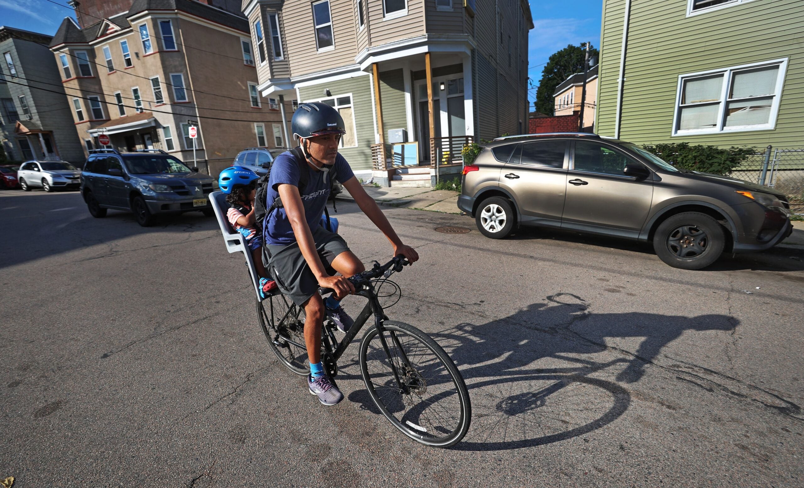Srikanth Sundaresan, 41, headed out from his home in Jamaica Plain.